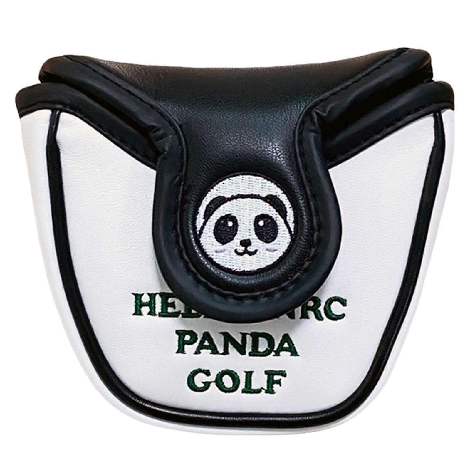 Embroidered Golf Putter Headcover with Magnetic Closure and Durable Soft Inner Lining