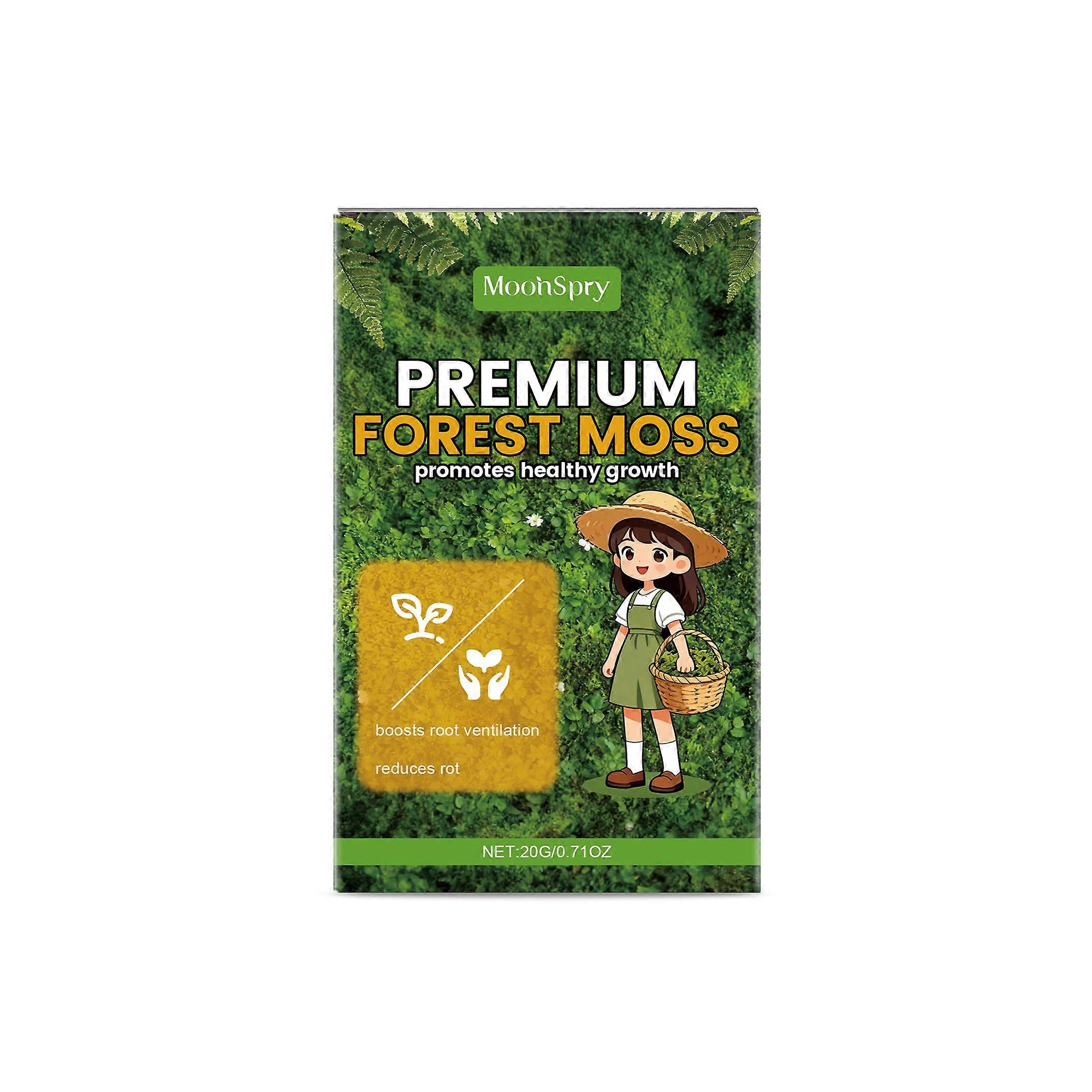 Premium Multi-Purpose Moss for Indoor Plants, Horticulture, Humidity Control ,20g