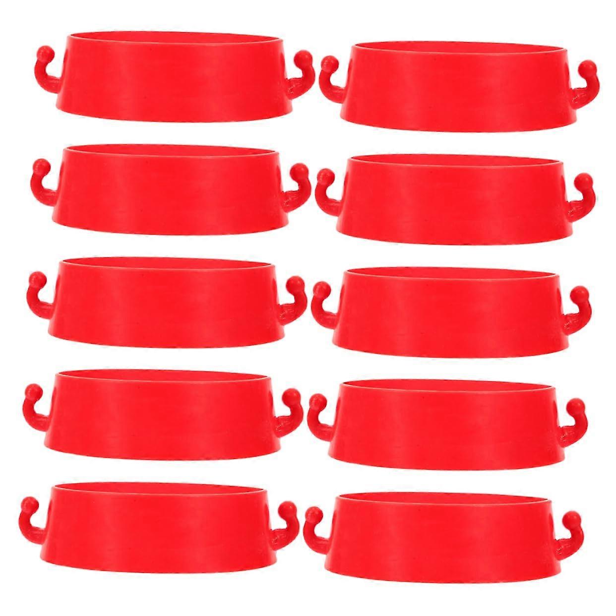 10pcs Traffic Cone Connector Kit for Safety Chains Enhanced Stability Quick Easy Installation