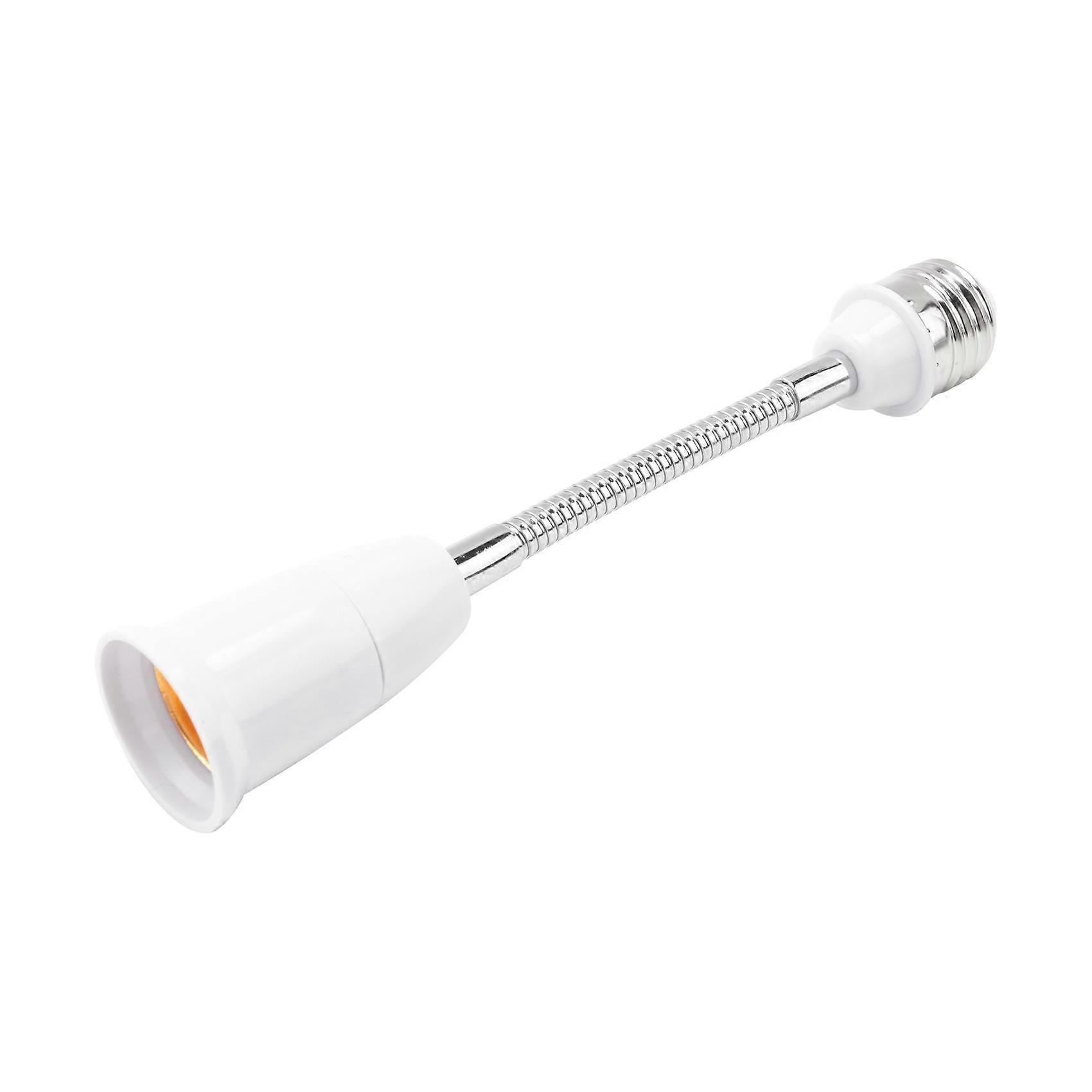 19cm Long Flexible Goose Neck E27 to E27 LED Light Bulb Extension Adapter