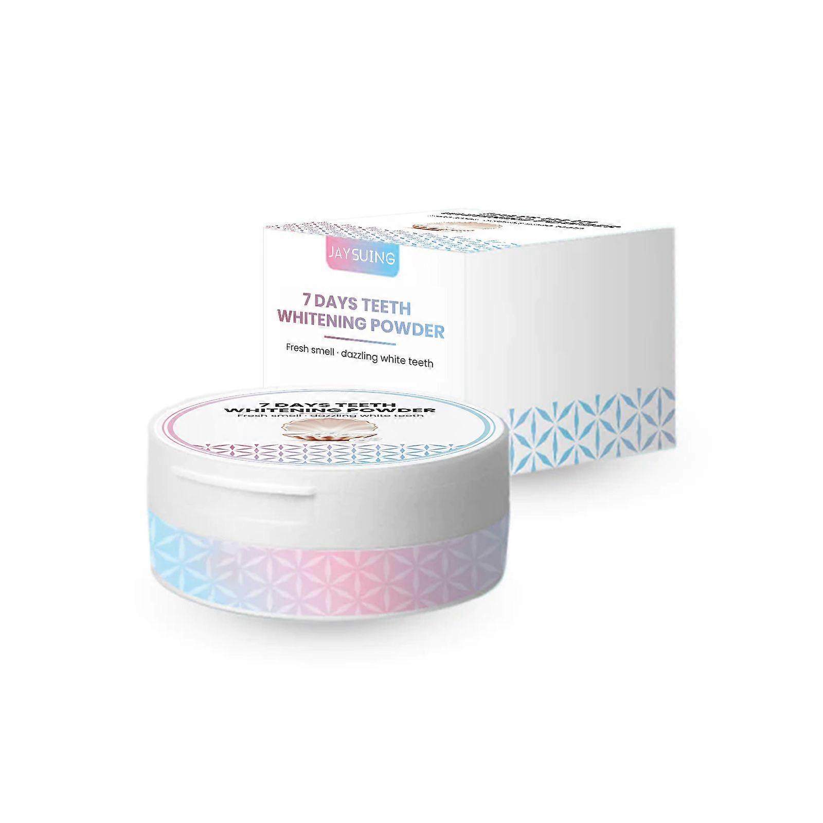 Jaysuing 7-Day Teeth Whitening Powder Oxidizes Stains