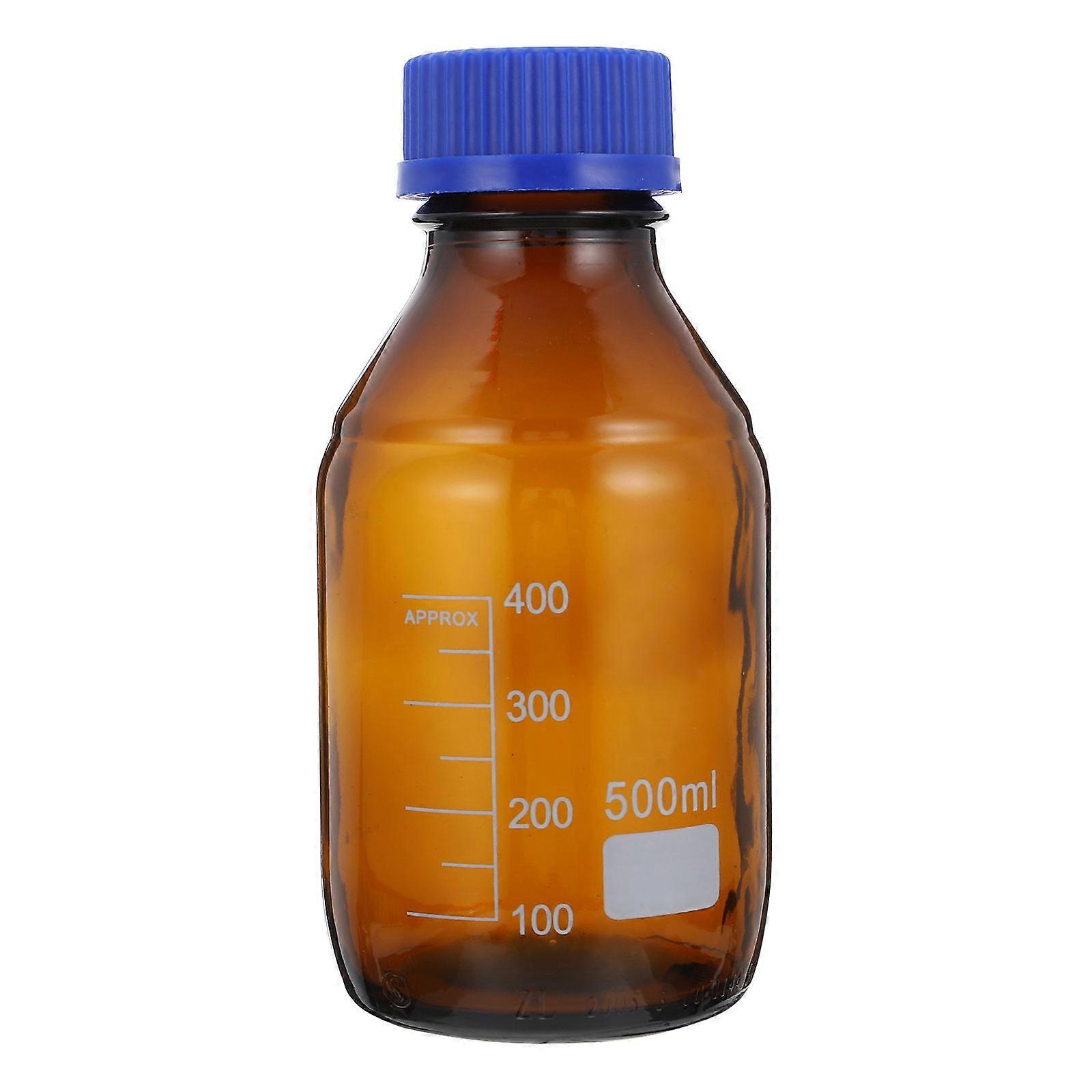 Brown Chemical Reagent Bottle for Storage Glass Sample Container