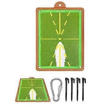 Golf Training Mat for Swing Detection Batting,Path Feedback Golf Swing Mat,Advanced Golf Training Aid for Indoor/Outdoor