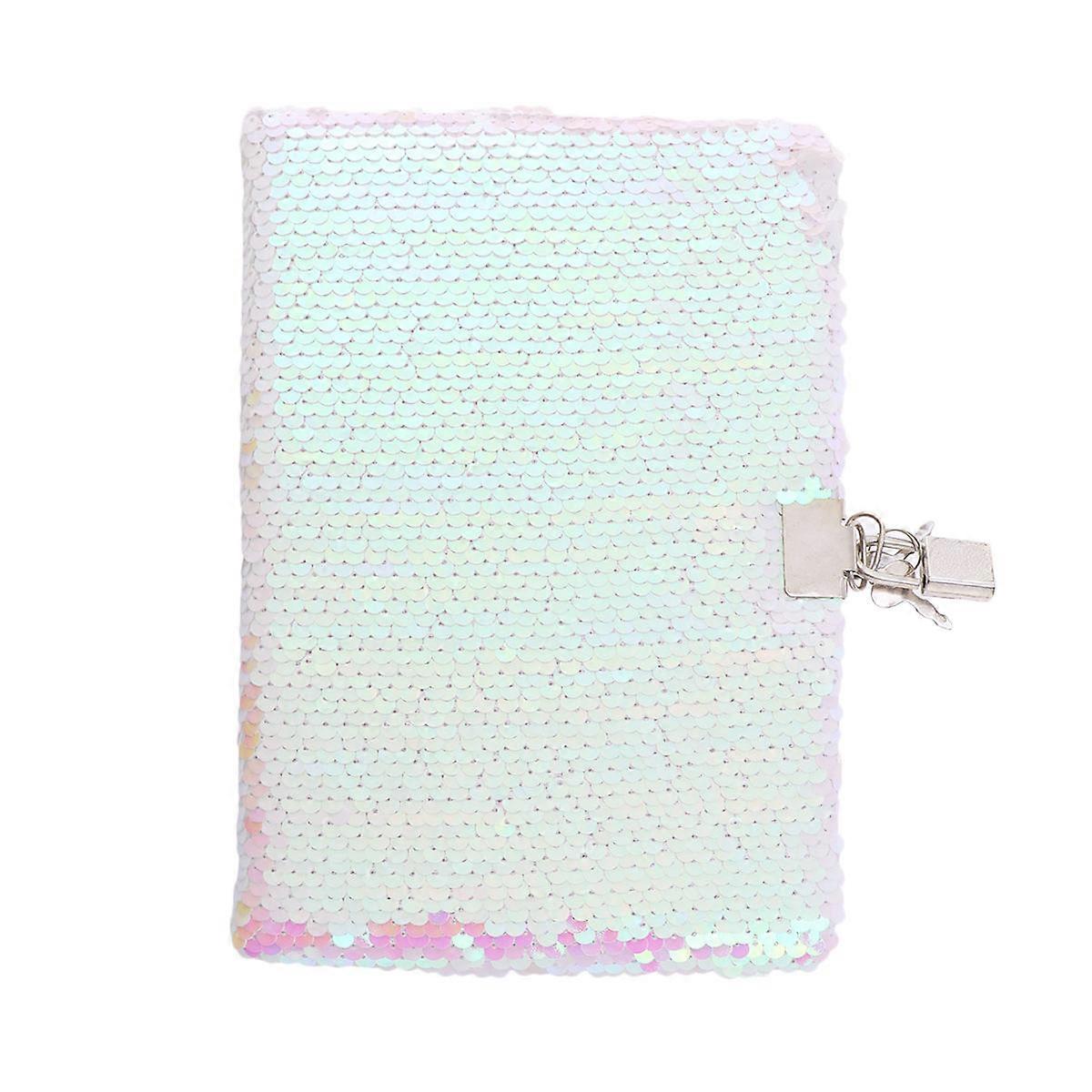 Sequin Notebook Pet Notepad for Writing Use Diary Book with Lock
