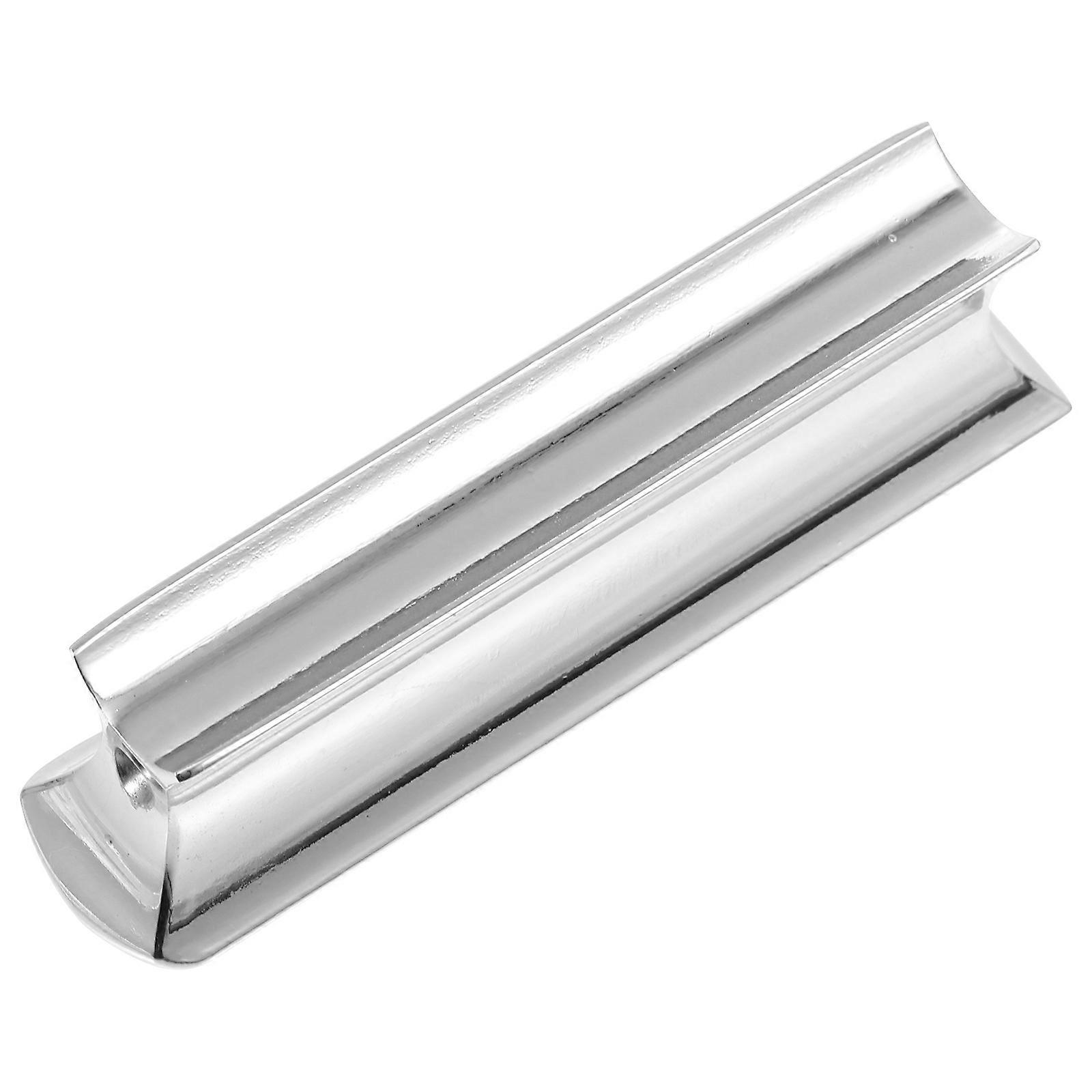 Guitar Slide Metal Finger Slide Durable Guitar Accessory 1Pcs Silver