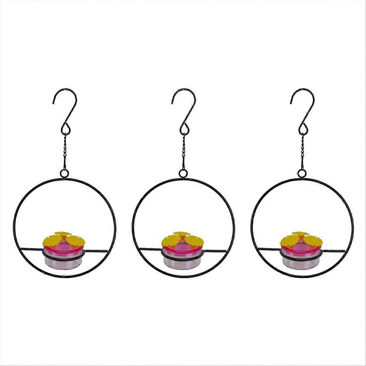 3 Pcs Hanging Hummingbird Feeder, Heartshape
