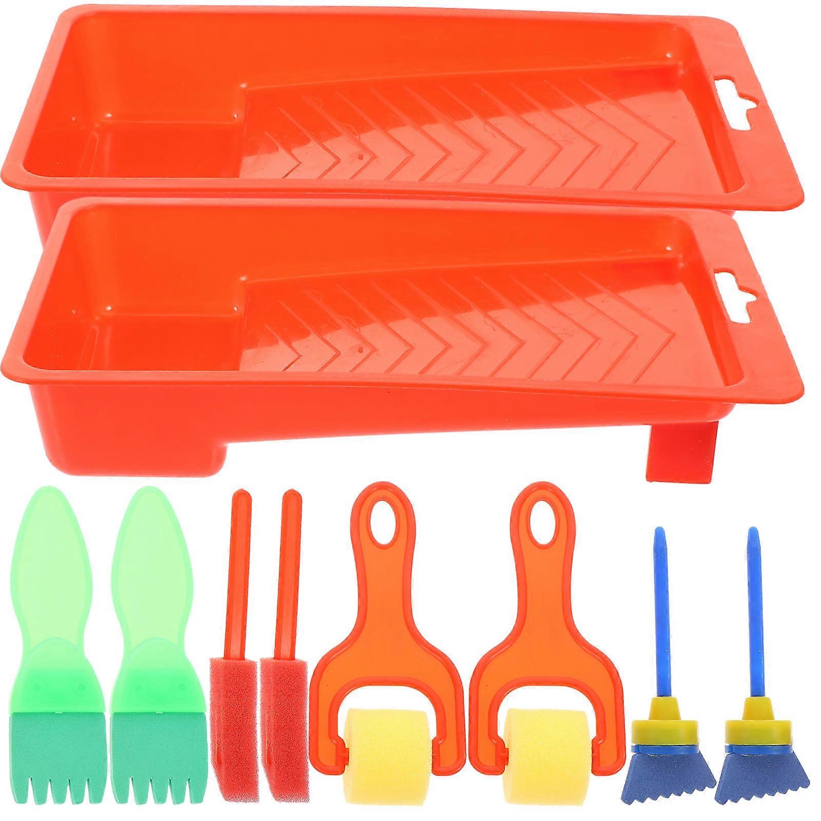 Kids Painting Set Sponge Roller Brush for Painting Tools 2Sets