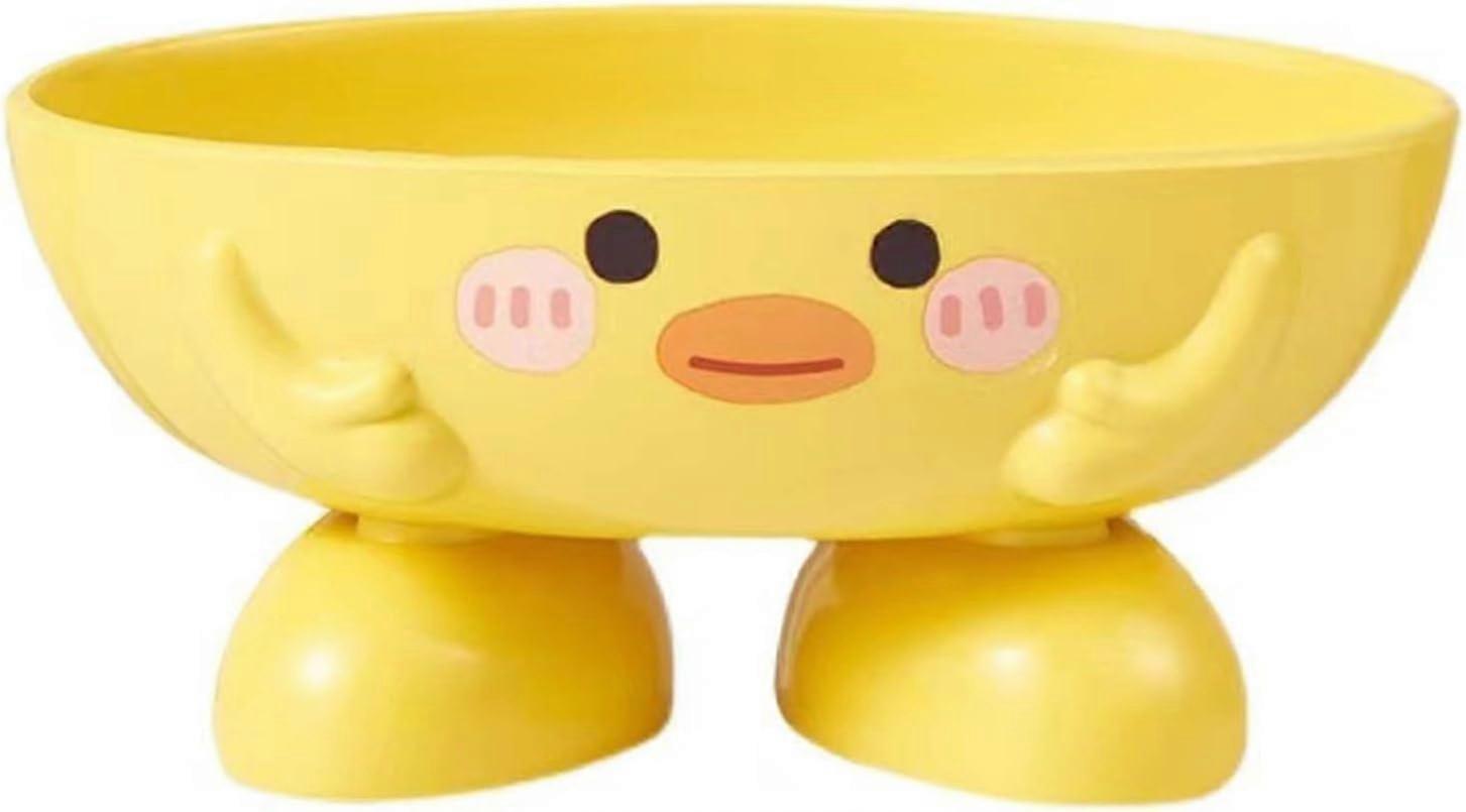 Duck-shaped soap dish, plastic soap box