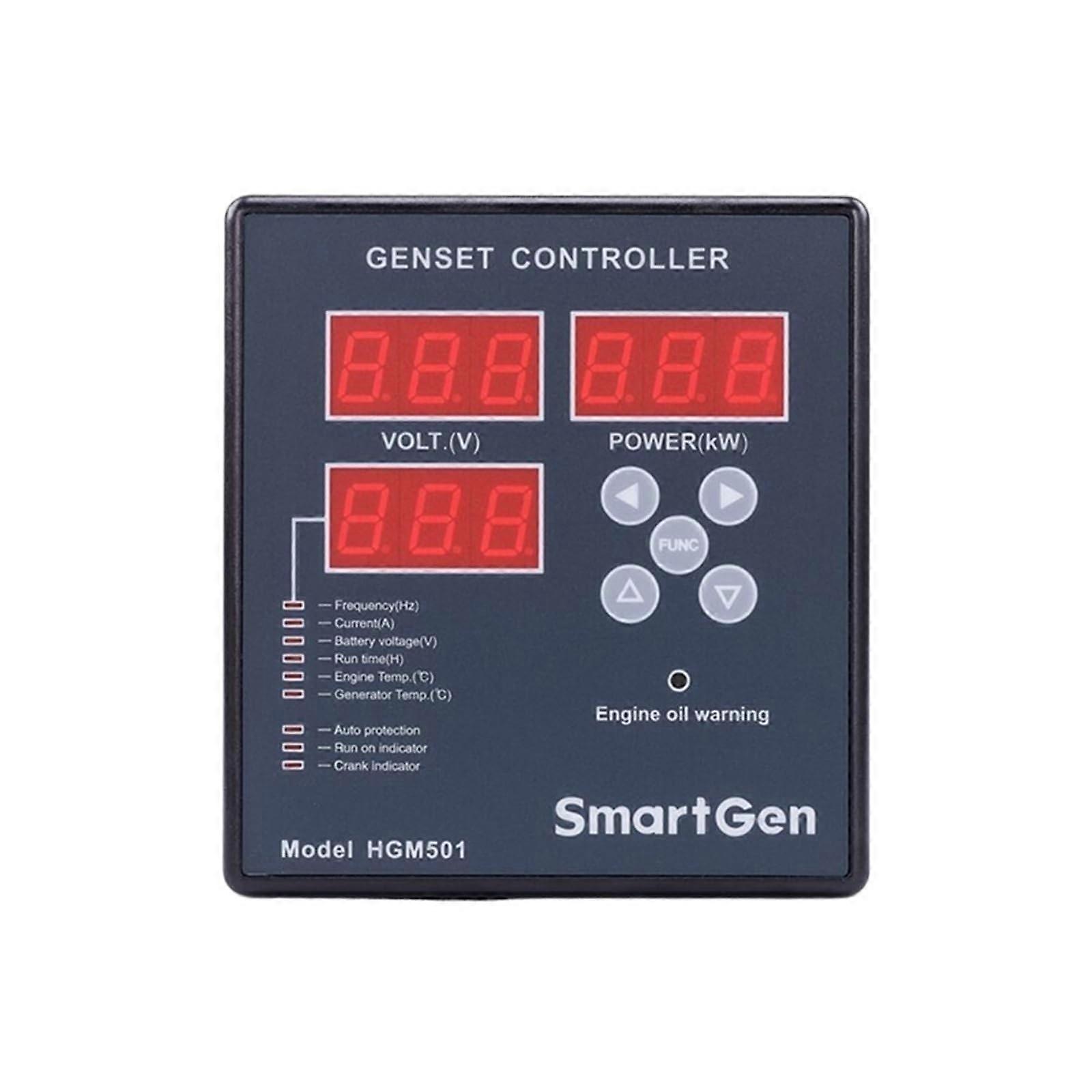 HGM501 Generator Start Stop Controller Module with LED Display for Diesel Gasoline Generators 918V