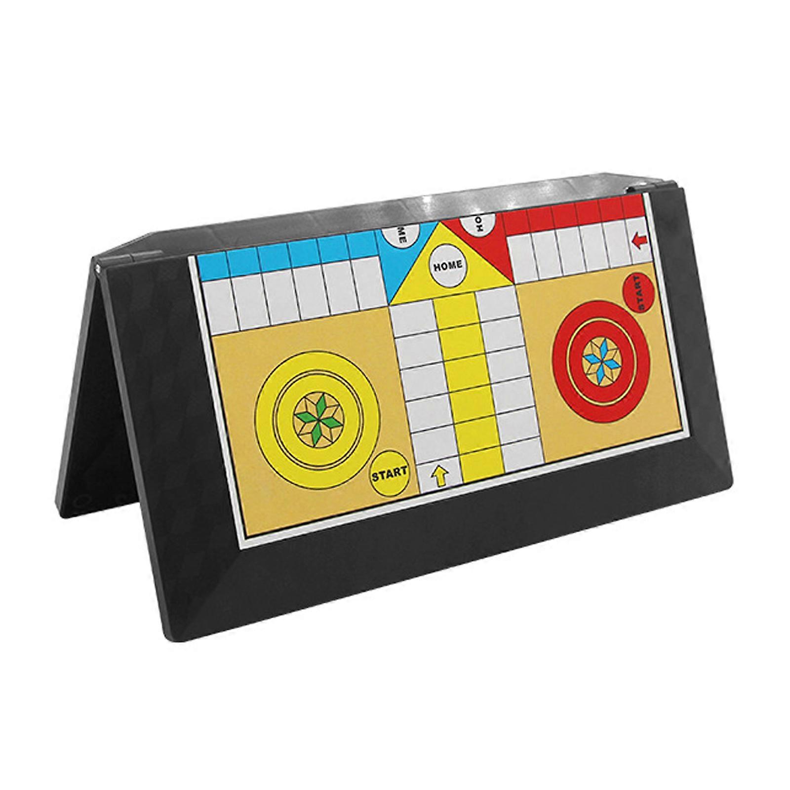 Katlanabilir 20x20 cm Satranç Oyun Seti, Kolay Saklama ve Taşınabilirlik İçin Tasarlanmıştır, Çok Oyunculu Masa Oyunu, Katlanabilir Satranç, Çok Renkli