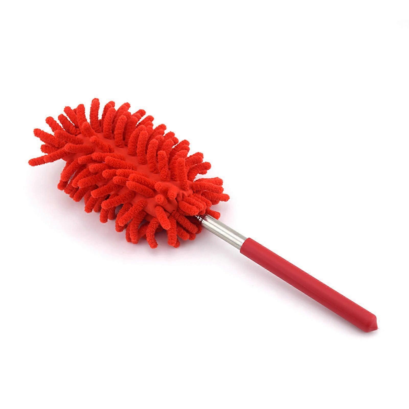 Telescopic Microfiber Duster, Retractable & Washable, Compatible with Car/Computer/AC