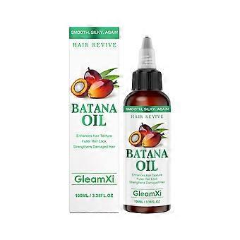 Batana Hair Oil  Hair Revive Oil for Damaged Hair, Adds Volume & Enhances Texture, Promotes Healthy Growth for Silky Fuller Strands(100ml/3.38fl oz)