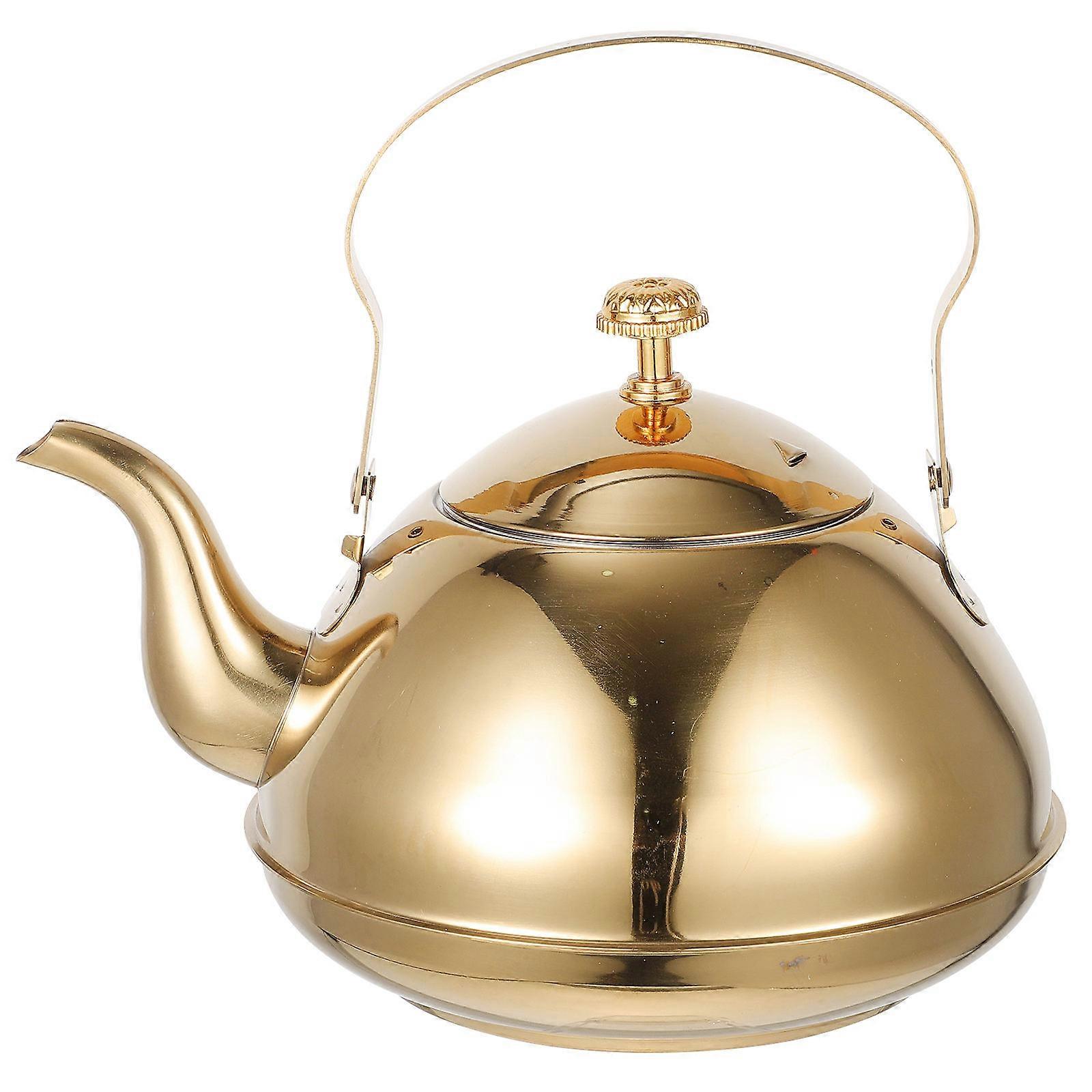 Tea Server Pot With Strainer Simple Elegant Style Outdoor Camping 1Set