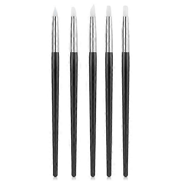 5 Pcs Flexible Silicone Brushes for Clay