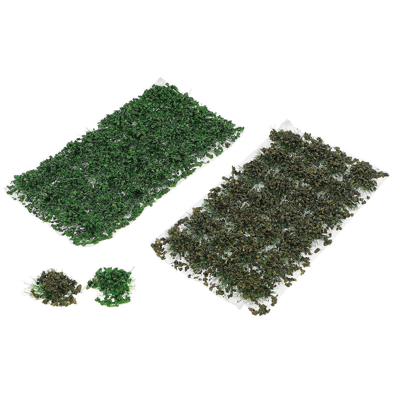 Sand Table Decor Grass Cluster Model for Kids Playing 4Pcs