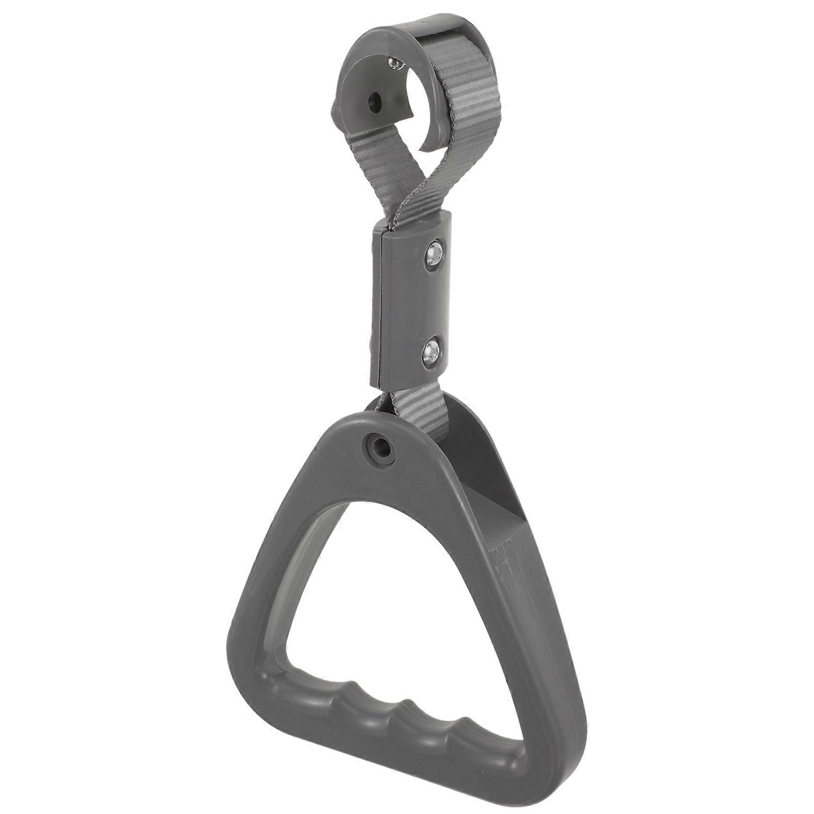 Bus Triangle Handle Ring For Vehicle Use Grey Lightweight 1Set