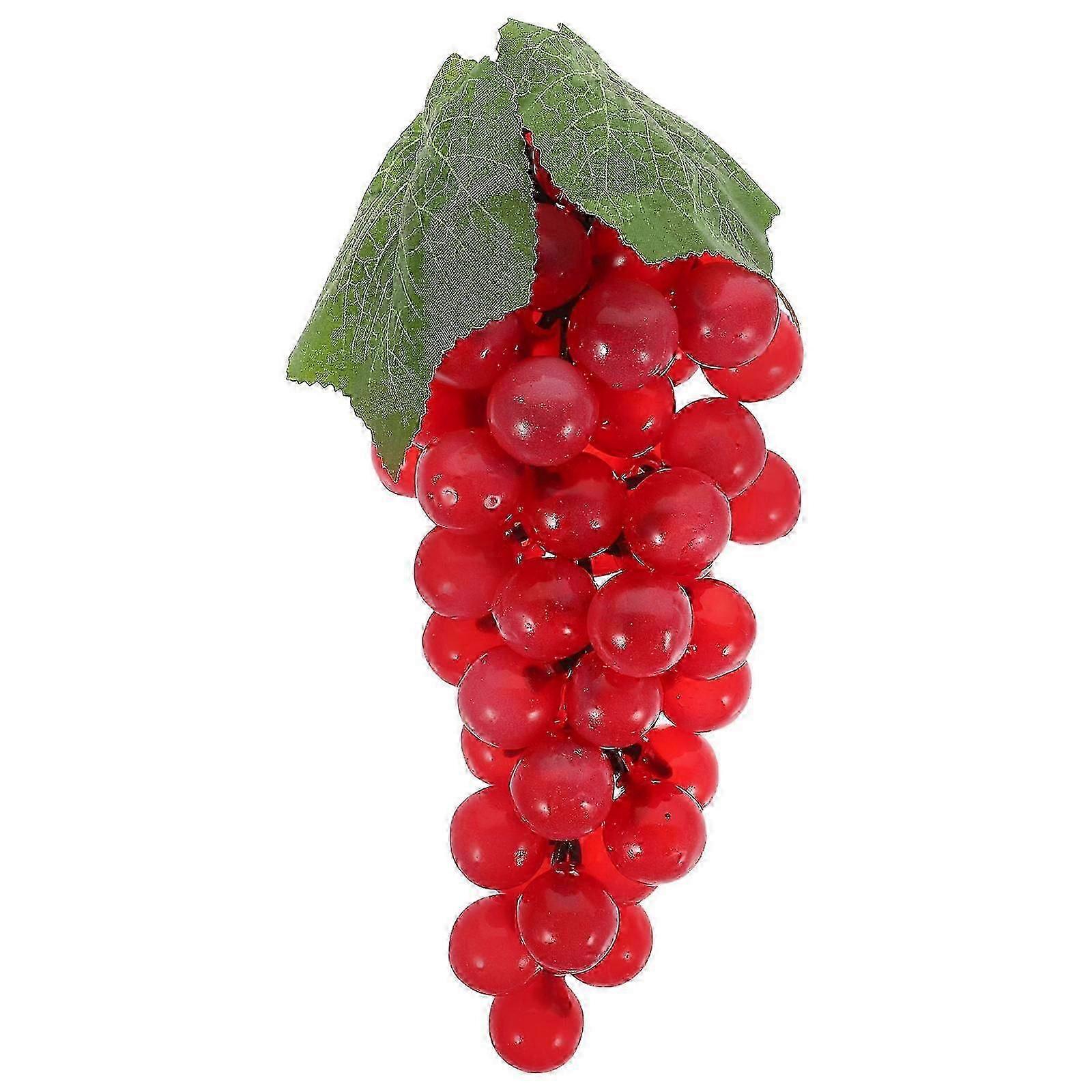 Fake Grape String Simulation Foam For Fruit Shop 21x8cm Display Model 1Pack