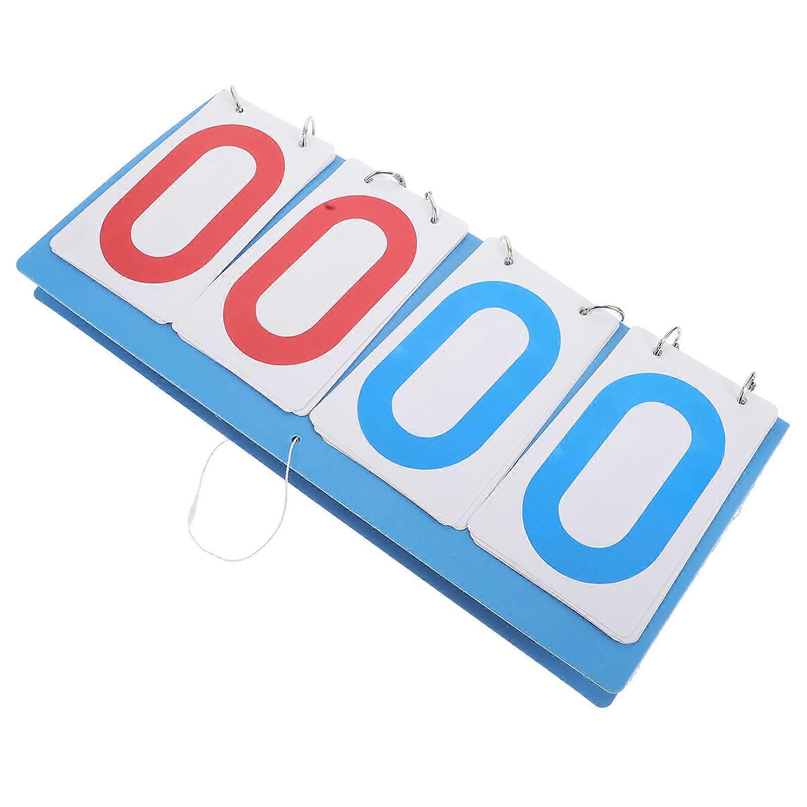 Multi Functional Volleyball Scoreboard Flip Score Keeper for 2Pcs Tabletop Use