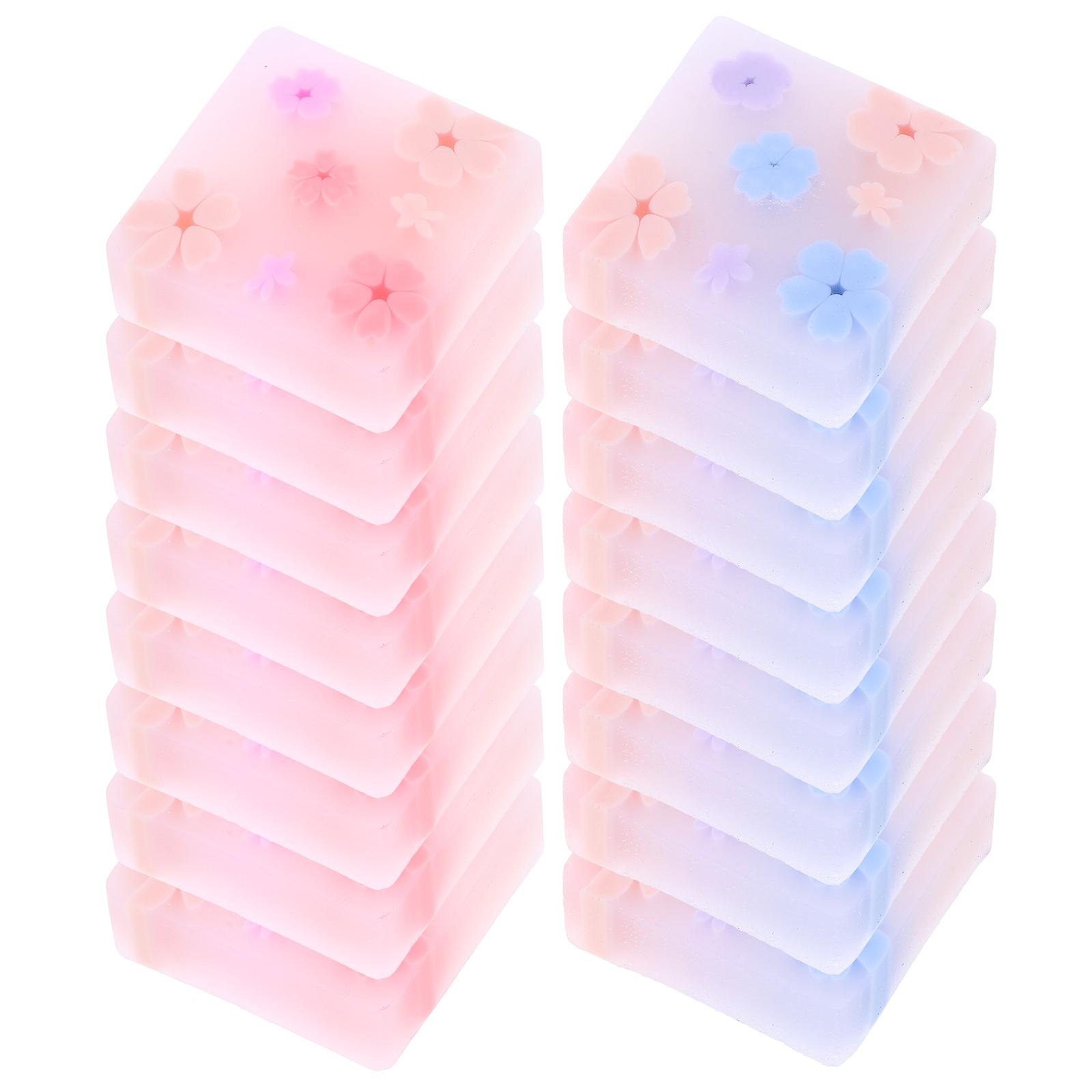 Cute Jelly Erasers Multi-Function Pencil Erasers 32Pcs Portable Set
