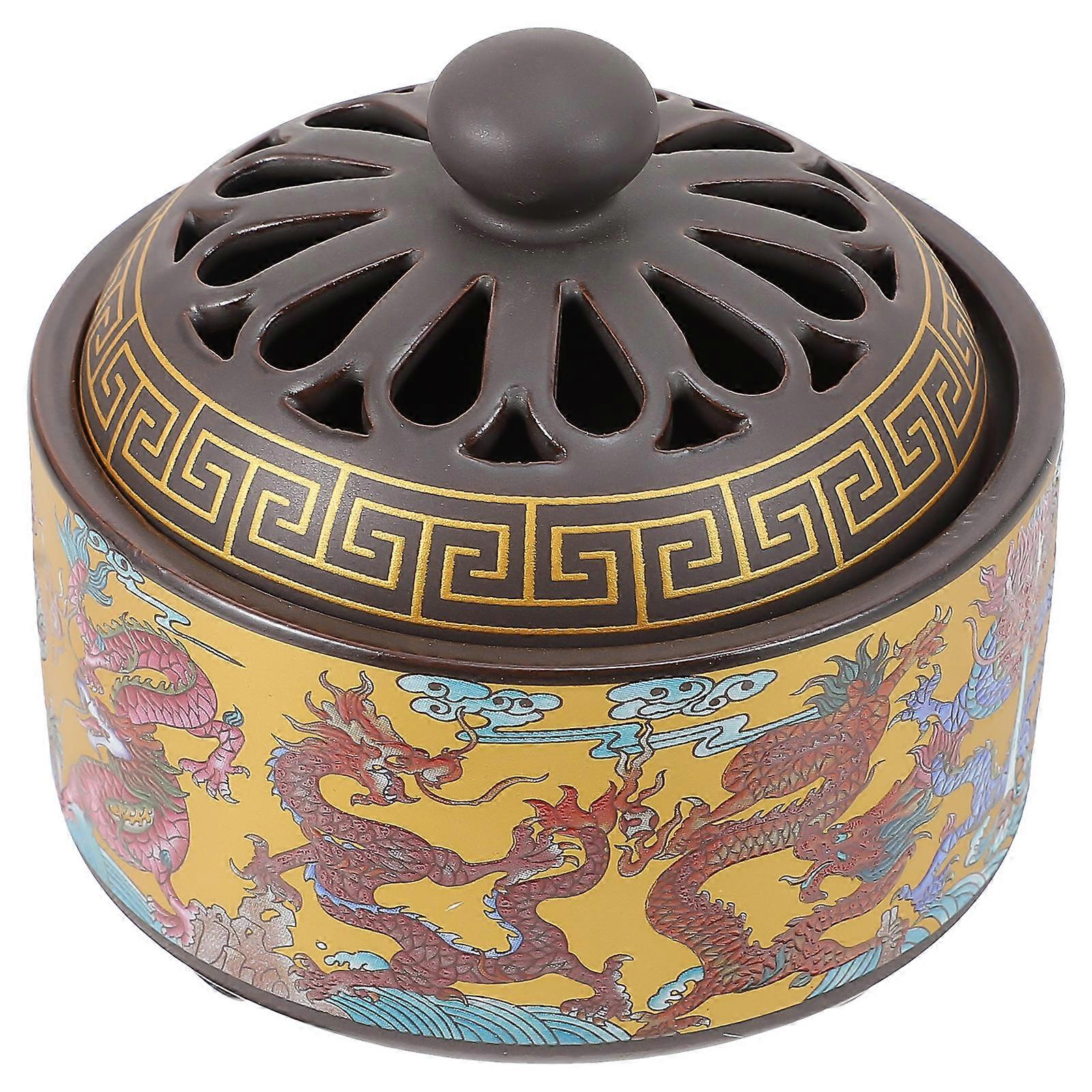 Practical Ceramic Incense Burner for Aromatherapy 1Pcs