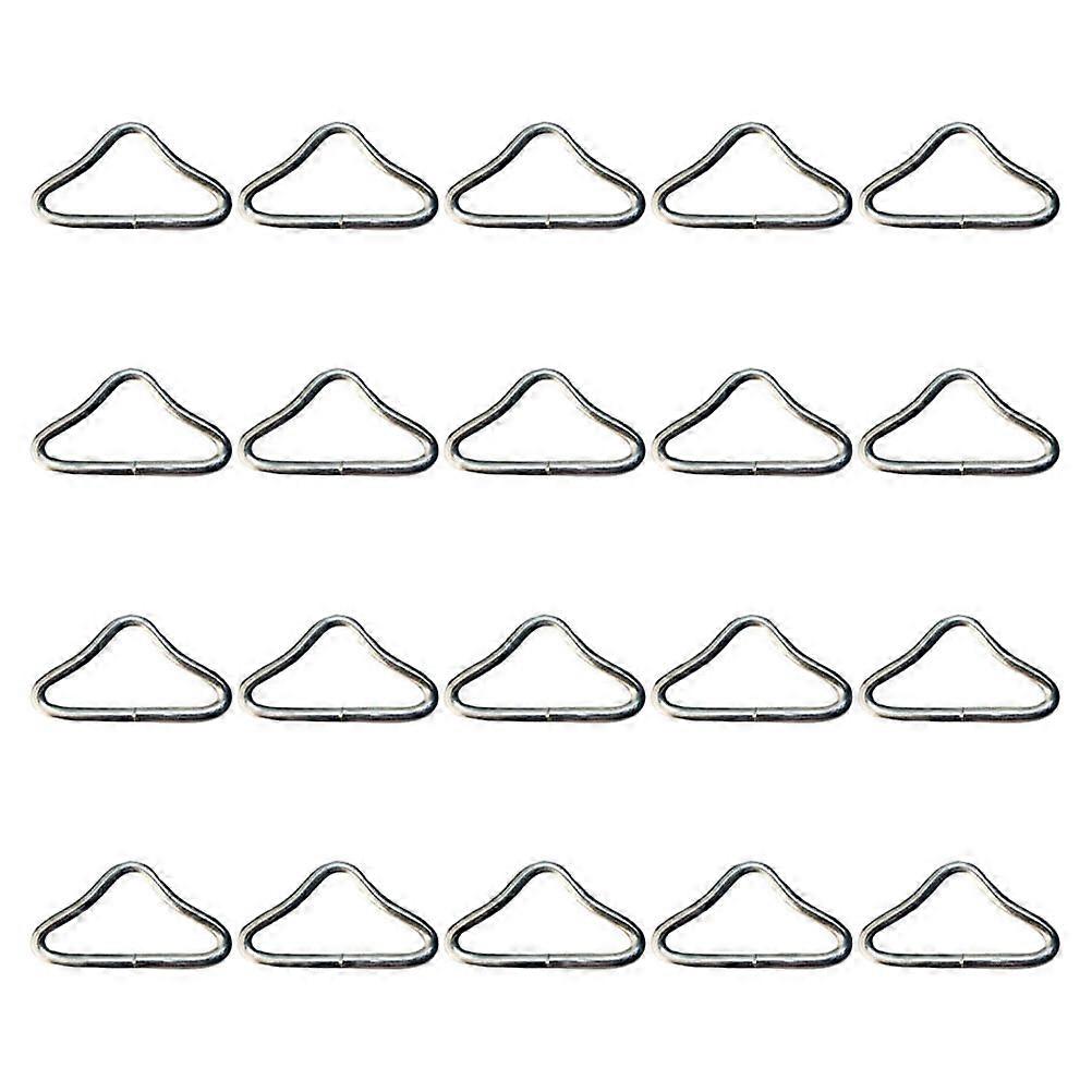 Trampoline Triangle Buckle Replacement 45Pcs Durable Iron Buckles for Stability