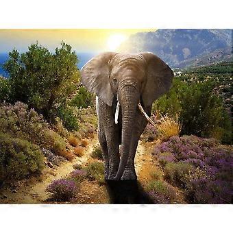 Quebra-cabeça faça você mesmo para adultos, quebra-cabeças para adultos com o tema elefante: cada peça é única e se encaixa perfeitamente.