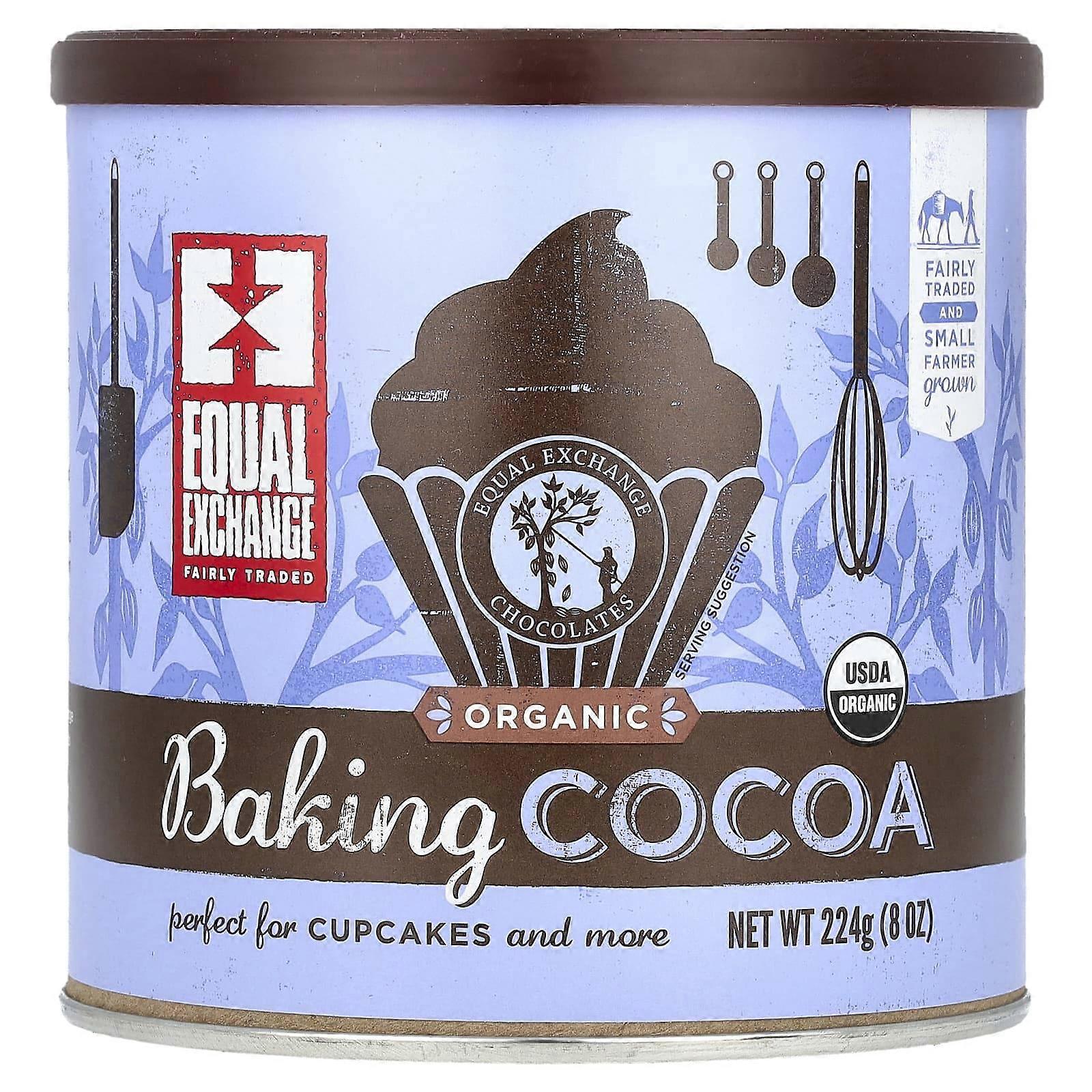 Equal Exchange, Organic Baking Cocoa, 8 oz (224 g), 2-Pack