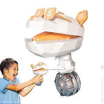 Electric Water Gun with Cartoon Puppy Design, Large Tank Pool Sprayer compatible with Kids and Adults