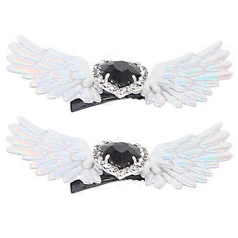 1 Paar Engelsflügel Schuhe Dekorationen Goth Schuh Charms Flügel Schuh Clips Schuhschnallen