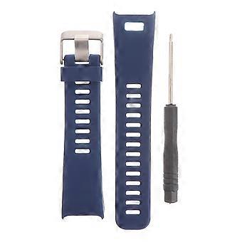 Silicone Watchband Wrist Band Strap Replacement Quick Release Band Compatible for Garmin Vivosmart HR