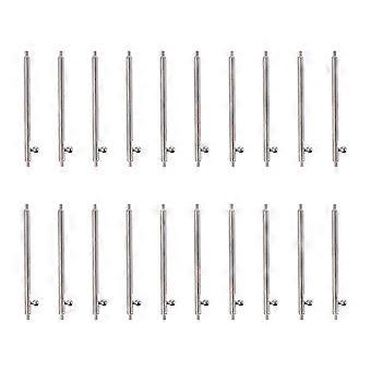 20 Pcs Quick Release Spring Bars Steel Watch (18mm, 20mm, 22mm, 23mm)