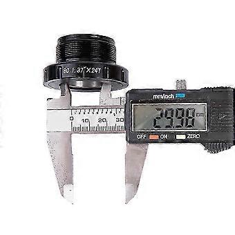 MTB Road Bike BSA Threaded Bottom Bracket compatible with SRAM FSA Rotor Raceface 30mm BB30 PF30 BB386 Crankset, Aluminium Alloy 68mm 73mm Black,l