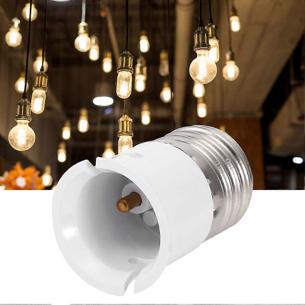 E27 to B22 Light Bulb Socket Adapter, PBT Material, Good Insulation, Household Lamp Holder Converter