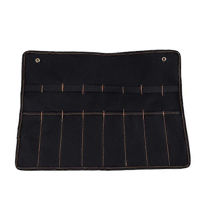 Pocket Tool Roll Holder Chisel Carrying Case Canvas Pocket Tool Roll Holder For Cutter Hammer Gouges Carpenter
