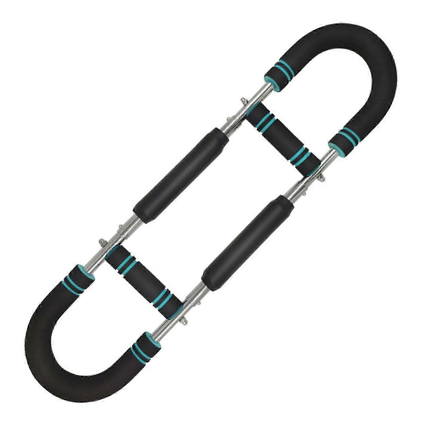 U Shape Arm Exerciser with Adjustable Resistance, Steel Spring and Foam, Full Body Workout for Home Gym
