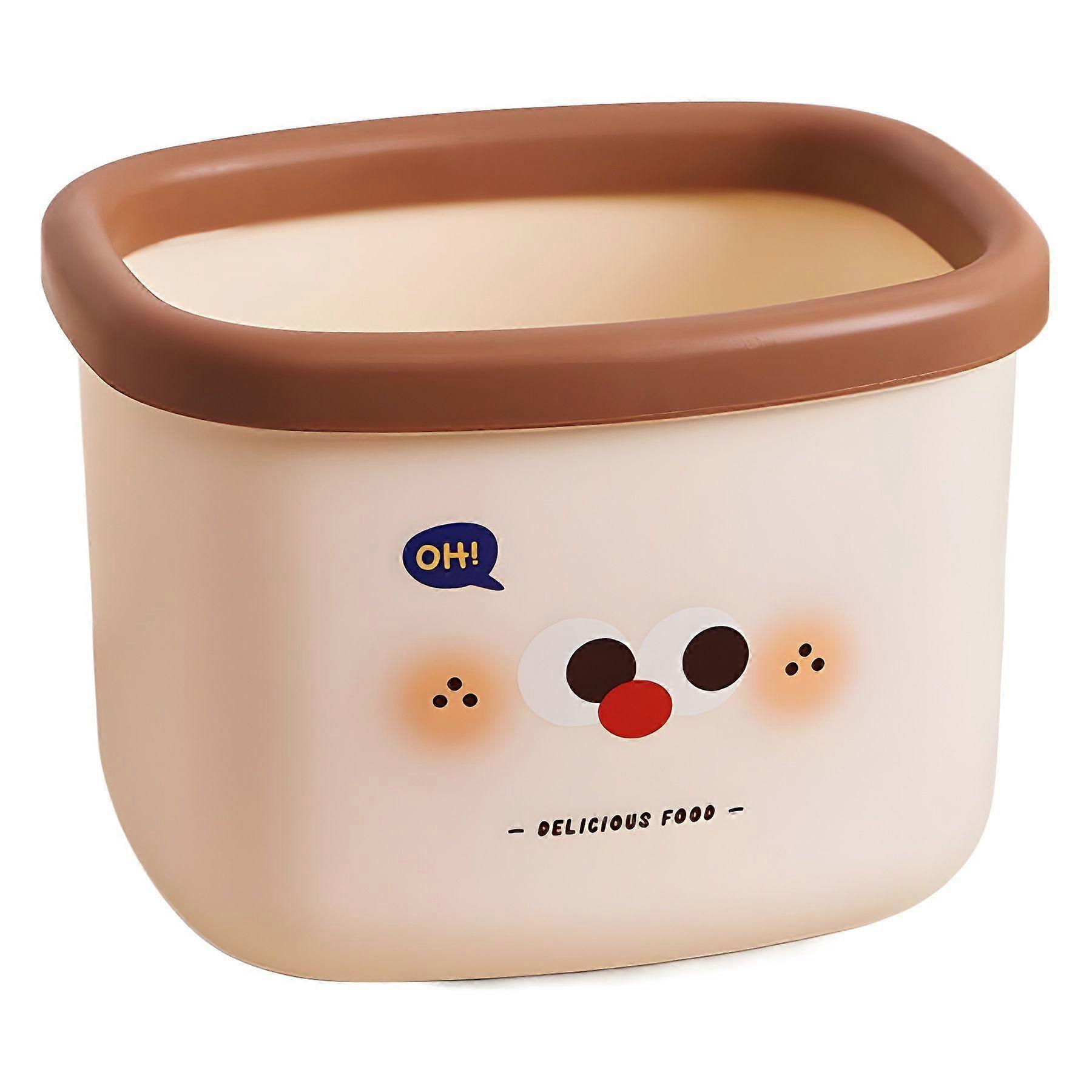 Cute Mini Desktop Trash Bin, No Lid, Small Table Waste Bin