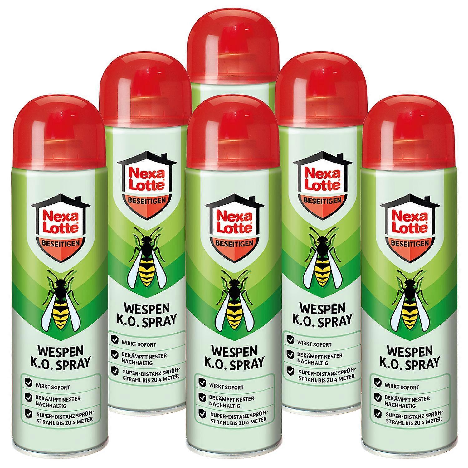 6 x NEXA LOTTE® Wasp Knockout Spray, 500 ml