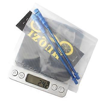 2Pcs Blue Bicycle Spring Bent Tube for Folding Mountain Bike