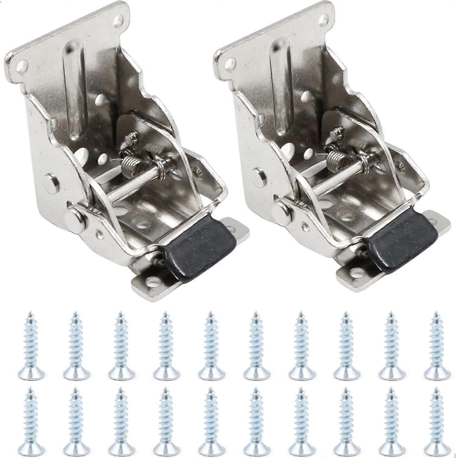 Two 90 degree folding hinges, folding shelves hiding support hinges, folding