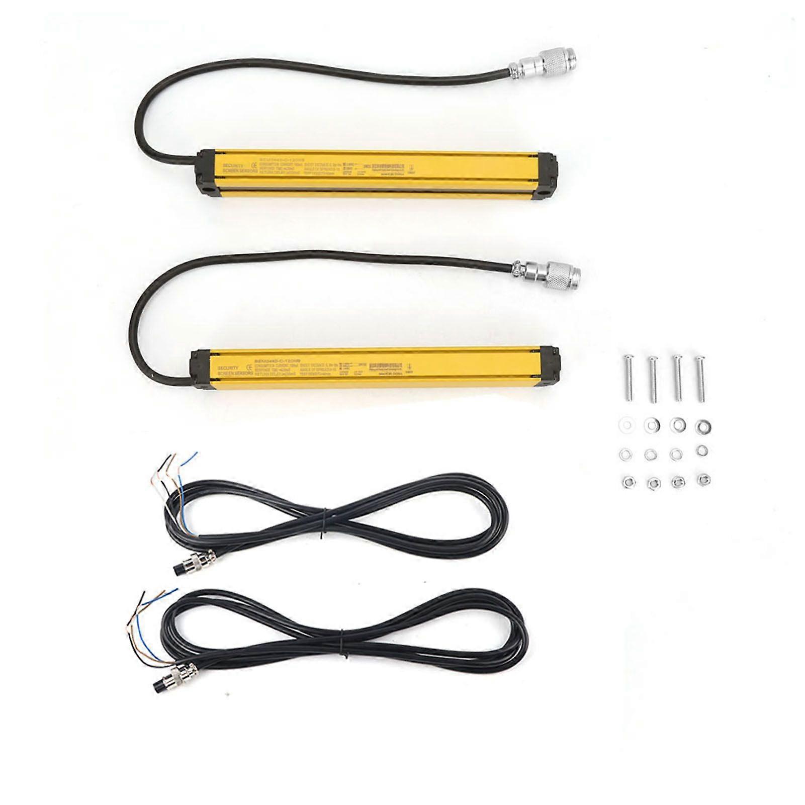 Light Curtain Sensor Switch Safety Light Grating Security Device(4 Beams BEM0440-C-120NB)