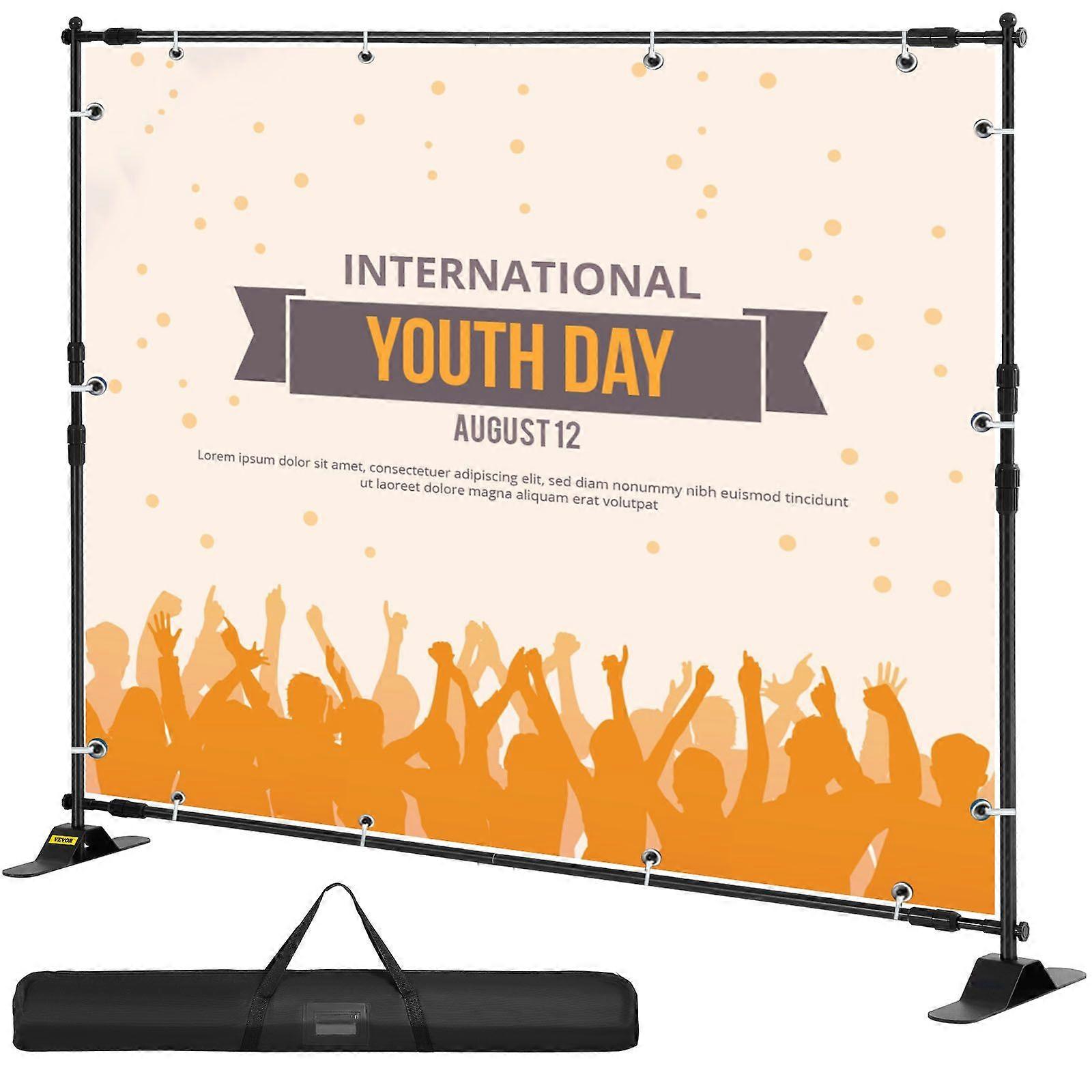 Backdrop Banner Stand Adjustable Telescopic