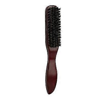 Spazzola per lisciare i capelli, spazzola in setole di cinghiale, per donne e uomini, spazzola per capelli, spazzola per barba, rosso scuro