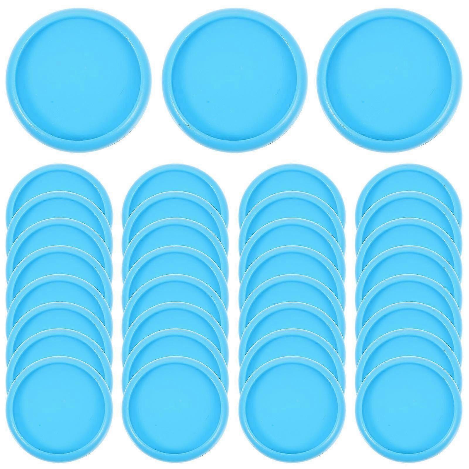 Plastic Binder Rings Plastic Book Binding Discs for Student 44Pcs Set