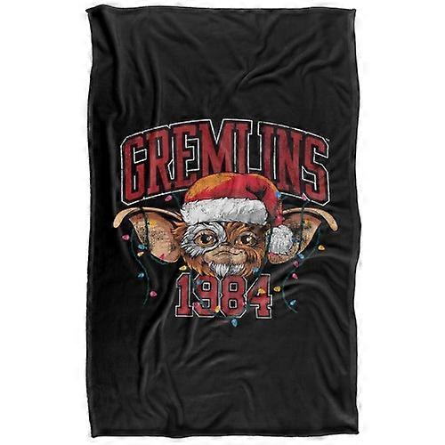 Gremlins Varsity Christmas Blanket