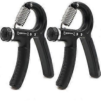 2024 Set Of 2 Hand Exerciser, Finger Weight Hand Finger Muscle Trainer Adjustable Resistance - Forearm Strength Training Weight 50 Kg (black Wrist) 26