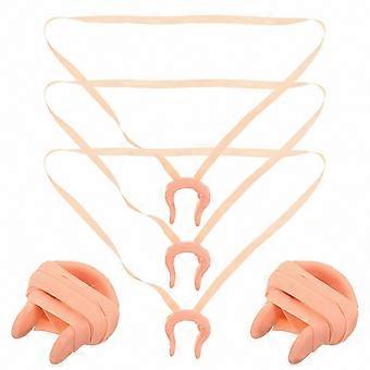 Swimming Nose Clips, 15-Piece Silicone with Adjustable Strap for Water Nose Protection