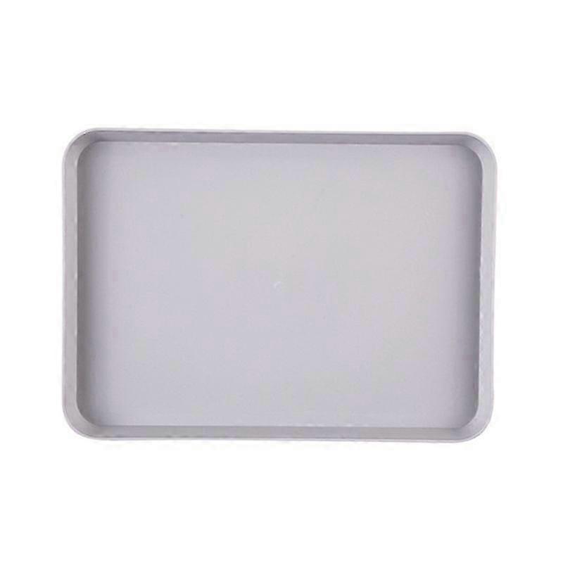 Anti-slid Base Stackable Serving Tray Multi-use Smooth Surface Plastic Fruit Tray for Home