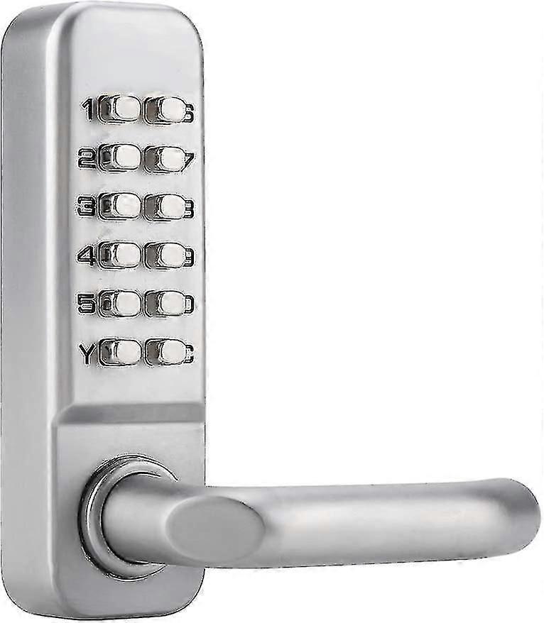 Waterproof Mechanical Code Lock, 1-11 Digit Code Combination Security Password Coded Lock Keyless Mechanical Combination Door Lock For Wooden Office D