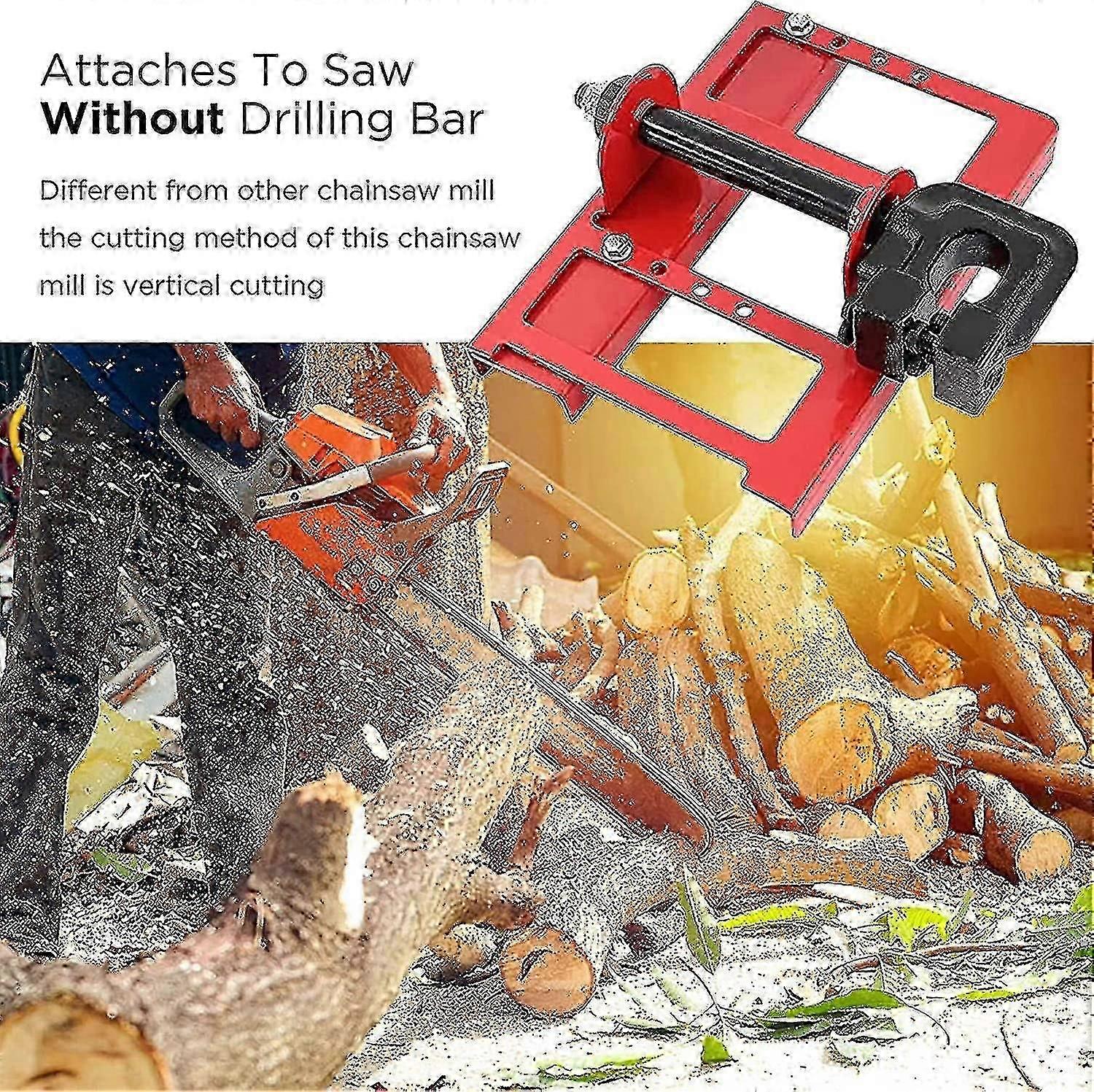 Mini Chainsaw Mill for Wood Processing 1 Electric Grinder 1 Assembly Set