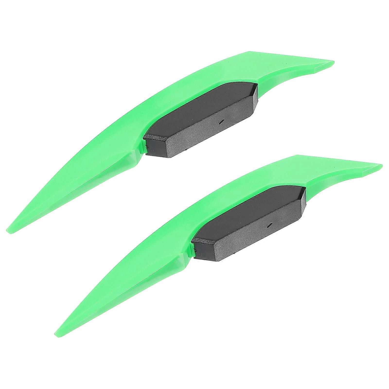 Styling for Motorcycle Side Wing 1Pair Durable Green Plastic